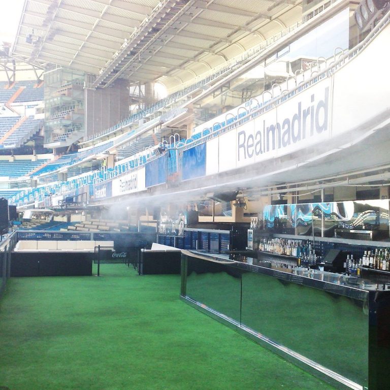 Stadion von Real-Madrid, Hochdruckvernebelung