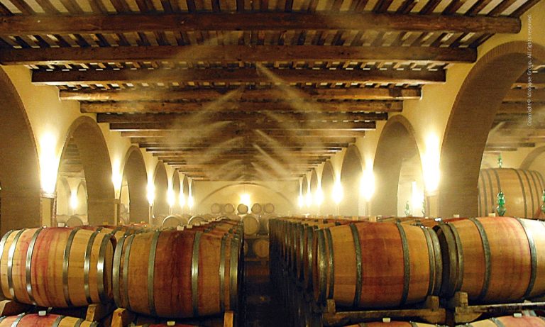 Befeuchtungsanlagen in Kellereien