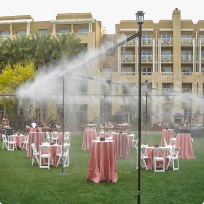 Kühlung im Gartenbereich