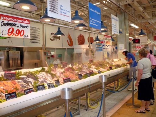 Frische bei Lebensmittel